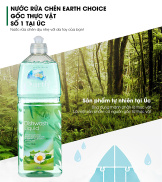 Nước rửa chén cao cấp Earth Choice Aloe Fresh 1L