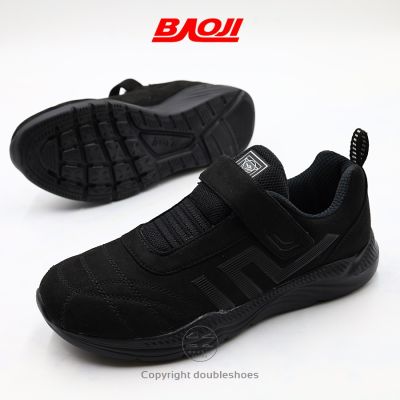 BAOJI [BJW694] ของแท้ 100% รองเท้าผ้าใบผู้หญิง รองเท้าวิ่ง รองเท้าออกกำลังกาย สีดำ ไซส์ 37-41
