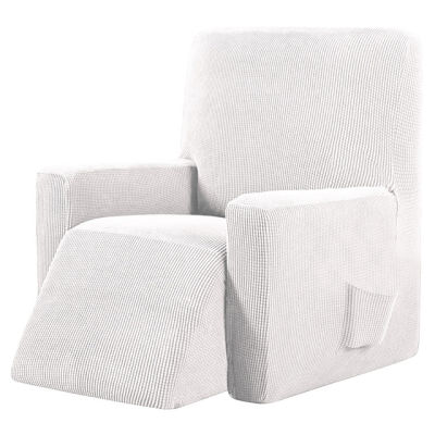 8 Colors Recliner Chair Covers Washable Stretch Sofa cover With Pocket Non-slip Furniture Protector Solid Color Armchair