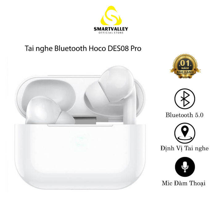 Tai Nghe Bluetooth Hoco DES08 Pro, Hỗ Trợ Định Vị, Đổi Tên, Chạm Cảm ...