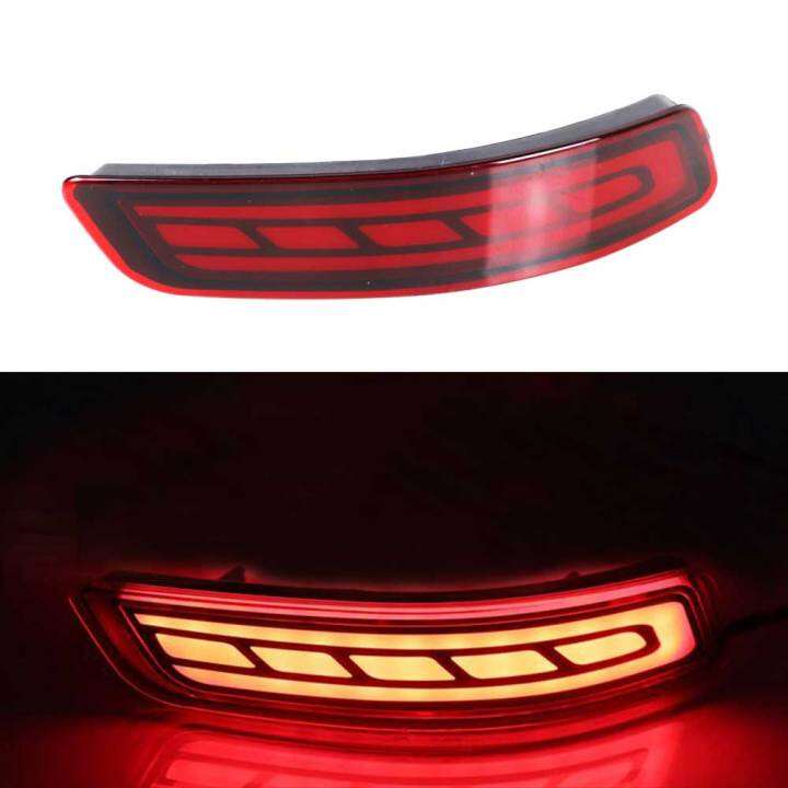Car LED Rear Fog Lamp Bumper Light Brake Light Dynamic Turn Signal