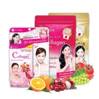 [Super Set] Collagen  Pure 100g. 1 Sac. x Collagen Gold 1 Sac. x  Collagen Q10 52 Tab. 1 Sac Free Collagen C&amp;E 2 Sac.