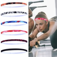 【cw】 1pcRunningHeadband Sport Hair BandFootball Anti slip Elastic Sweatband Gym Sport Headband 【hot】