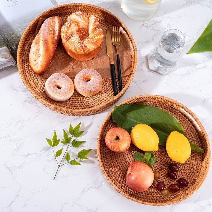 wicker-fruit-tray-round-rattan-storage-basket-tray-with-wooden-handle-bread-fruit-cake-food-plate-serving-tray-for-home-furniture-protectors-replaceme