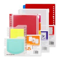 KOKUYO A4 /A5/ B5 Loose Leaf Notebook Accessories Set File Cover Pull Pocket Detachable Storage Sort Out Label Note Index Note Books Pads