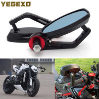 Motorcycle Mirror End Bar Mirrors Motorbike Accessories For KAWASAKI z900 vulcan s 650 z800 windshield zx6r 2006 ninja 300 zr7