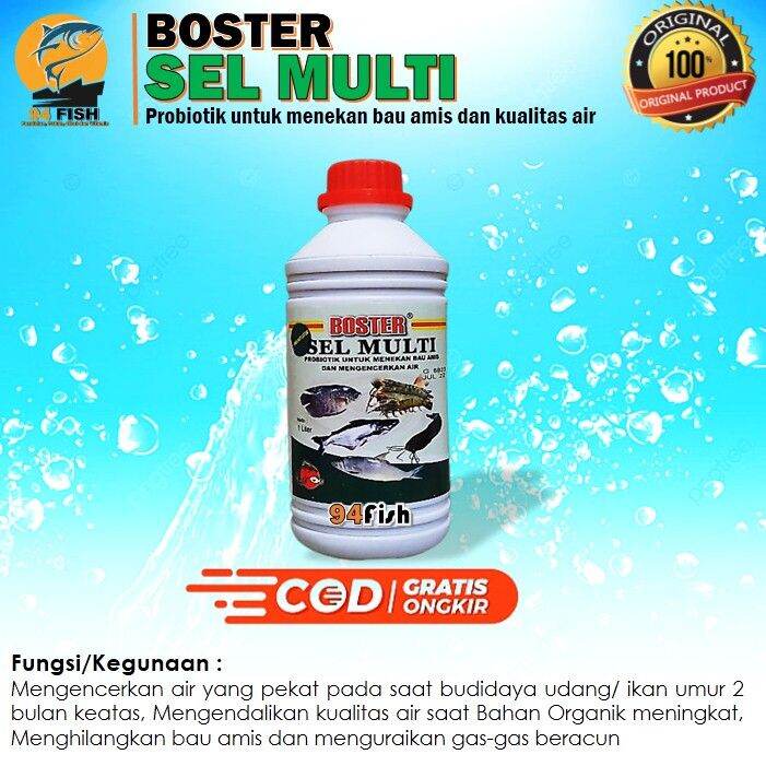 BOSTER SEL MULTI Probiotik Bakteri Pengurai 1 Liter | Lazada Indonesia