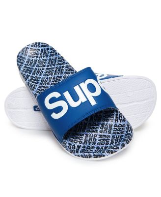 SUPERDRY AOP BEACH SLIDE รองเท้าแตะแบบสวม สำหรับผู้ชาย