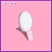 JointFlowers แหวนไฟเซลฟี่ขนาดเล็กไฟแฟลช LED คลิปไฟชาร์จusb เลนส์ติดกล้องโทรศัพท์