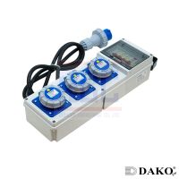 "DAKO PLUG" A06MA07-4 กล่องปลั๊กกระจายไฟกันน้ำ 2P+E 16A 230V IP55 (ชุดปลั๊ก IP67)