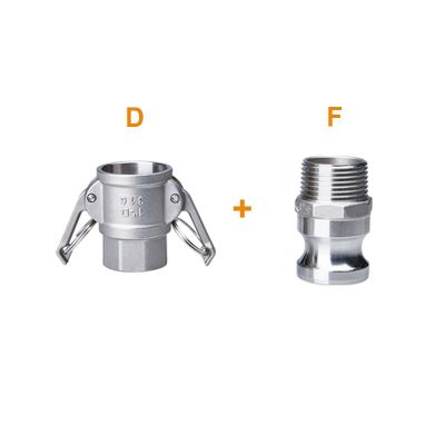 【Factory-direct】 tficgy DN15 1/2 "ประเภท B/c/d + DP /E/f ประเภท DC + E/f อะแดปเตอร์ข้อต่อกล้องถ่ายวิดีโอ Homebrew 304สแตนเลสเชื่อมต่อข้อต่อปลดเร็ว