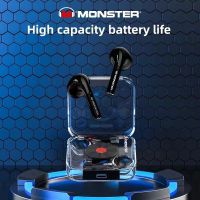 Monster Airmars XKT01 หูฟังอินเอียร์ไร้สาย บลูทูธ 5.2 TWS HiFi พร้อมไมโครโฟน 300mAh