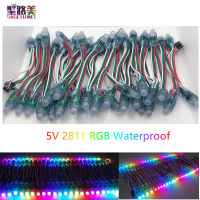 50pcslot 12mm DC5V 12V addressable Led module WS2811 IC Digital Waterproof Christmas String Pixel Light For letter display