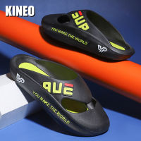 KINEO รองเท้าแตะสำหรับผู้ชาย,รองเท้า Sepatu Kebun ระบายอากาศได้ดีสำหรับใส่ในฤดูร้อนรองเท้าแตะเนื้อนุ่มหนารองเท้าแตะชายหาดกลางแจ้งกันลื่น