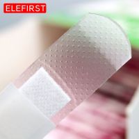 【CW】 100Pcs/Pack Transparent Wound Adhesive Plaster Medical Anti-Bacteria Band Aid Bandages Sticker Home Travel First Aid Kit