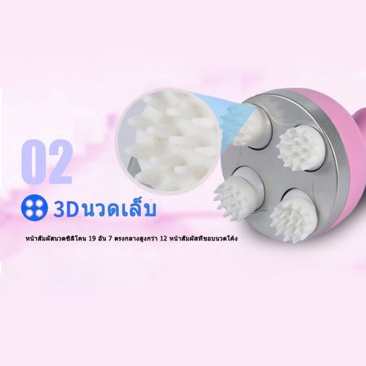 พร้อมสต็อกในประเทศไทย-massager-เครื่องนวดหนังศีรษะเครื่องนวดศีรษะคลายเครียดบรรเทา-3dนวดหัวคอสปา-นวดหน้าและร่างกาย