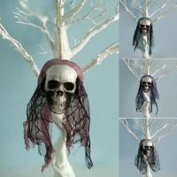 New 1PC Halloween Skull Hanging Ornaments Foam Skull Bride Clothes Bone Head Scene Layout Props Home Decorations Party Supplies