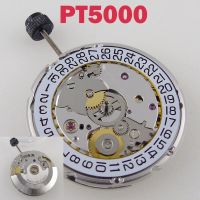 【YF】 High Accuracy Asia PT5000 Automatic Mechanical Watch Movement 28800 bph Date Display Clone 2824 25 Jewels 25.6mm Diameter