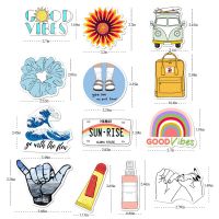 35pcs VSCO Style Stickers Suitcase Water Bottle Stickers Notebook