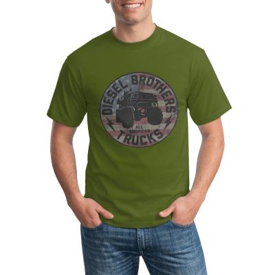 Couple Tshirts Diesel Brothers Brothers All American Trucks Inspired Printed Cotton Tees
