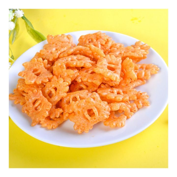 ปูไทยรสเกาหลี-ขนมก้ามปู-crab-shape-snacks-brand-binggrae-70g