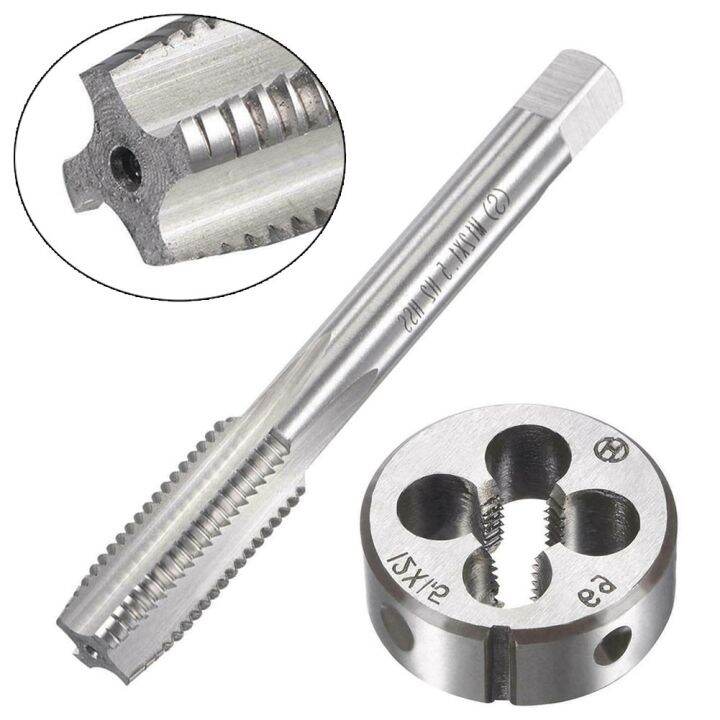 Uxcell M5 X 0.8 Metric Adjustable Round Die, HSS Right Hand Threading Die For External Threads