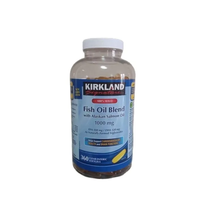 Kirkland Signature 100 Wild Fish Oil Blend, 360 Softgels Lazada PH