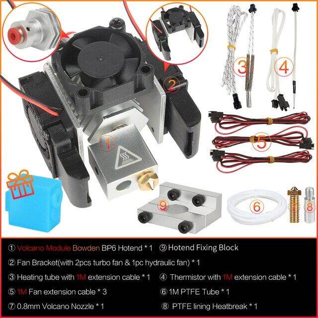 ชุด-v6-hotend-อัพเกรด3dsway-bp6ภูเขาไฟทั้งหมด-j-หัวโลหะ12v-24v-เครื่องอัดผ่านดายระยะไกล3หล่อเย็นด้วยพัดลมวงเล็บบล็อก3d-ชิ้นส่วนเครื่องพิมพ์