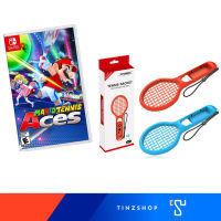 Nintendo Switch Game Mario Tennis Aces + Tennis Racket Joy-Con Neon แผ่นเกมมาริโอ้เทนนิส  + ไม้เทนนิส 1 คู่