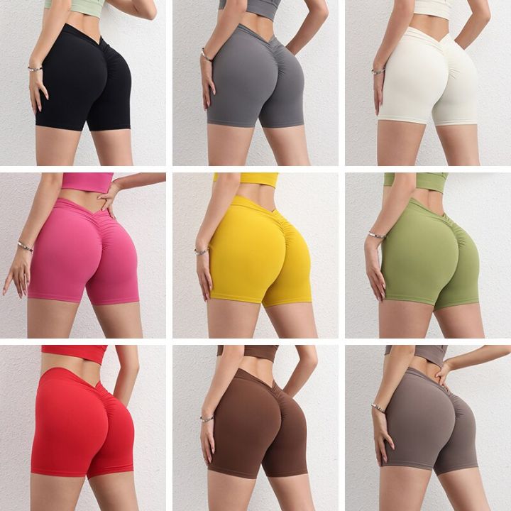 soisou-new-nylon-yoga-womens-shorts-gym-cycling-elastic-tight-breathable-v-shaped-hip-sports-shorts-womens-clothing-10-colors
