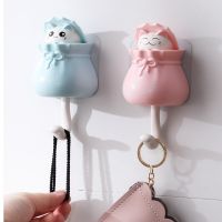 Creative Hook  Strong Stickiness  No Punching  Cute Entrance Key Storage Hook  Clothes Hook Hanging Behind The Door Picture Hangers Hooks