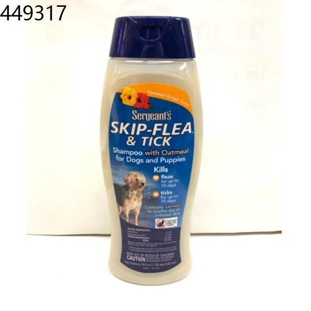 Dog & Cat Shampoo Sergeant Skip Flea and Tick Shampoo, Oatmeal, 18oz Lazada PH