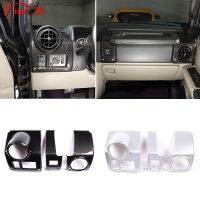 【hot】 3pcs Carbon Car Dashboard Air Conditioning Outlet Frame Cover Trim  H2 2003-2007 Interior Accessories