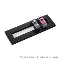 Guitar Effect Pedal Board Holder Pasting Plate with Fastening Tapes Cable Tie Patch