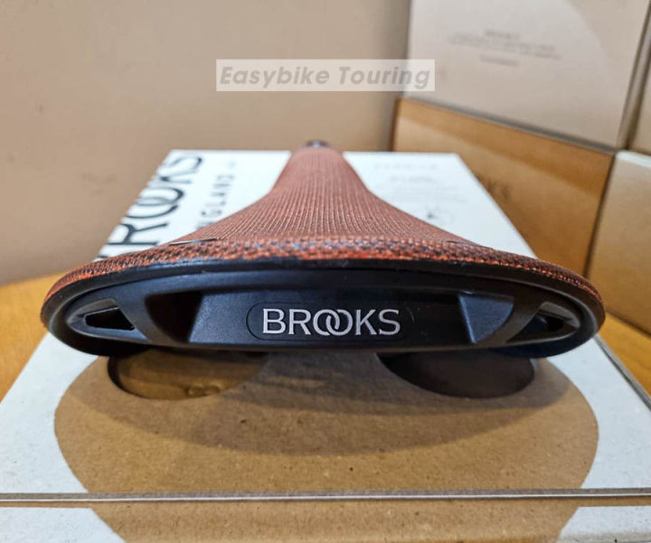 เบาะ-brooks-c17-orange-bronze