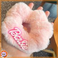 UUMIR ตุ๊กตาผ้าพลัฌ ตุ๊กตาบาร์บี้ scrunchie แฟชั่นสำหรับผู้หญิง สีทึบทึบ เชือกรัดผม ของใหม่ หางม้าหางม้า ยางรัดผม สำหรับผู้หญิง