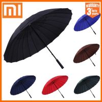 Xiaomi Long Handle Umbrella Female Male Luxury Large Business Umbrellas 24 Bone Windproof Straight Womens Parasol