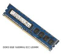 DDR3 Hynix 8GB 1600Mhz 12800E PC3L 2Rx8 Pure ECC เวิร์กสเตชันหน่วยความจำเซิร์ฟเวอร์ที่ไม่บัฟเฟอร์