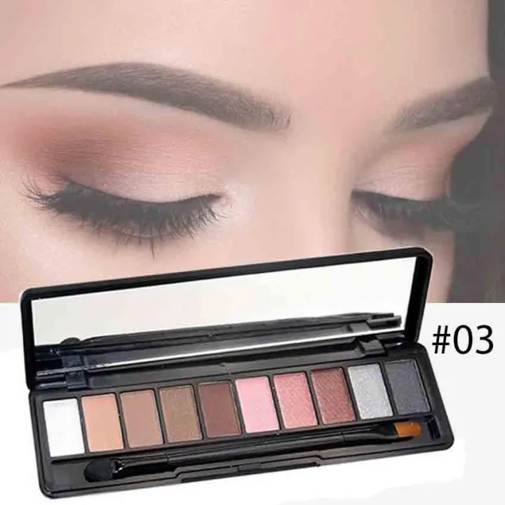 10 Colors NOVO Professional Eyeshadow Palette 03 Lazada PH