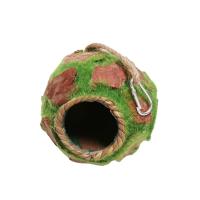 Parrot House สำหรับ Sleeping Parrot Nesting Box Coconut Shell House Cage Hamster Nest Box Pet Breed อุปกรณ์ตกแต่ง