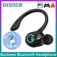 DISOUR 2022 New Bluetooth 5.2 Business Wireless Headphone Ear-Hook Mini HIFI Bass Noise Cancelling Earphone With Mic Sport Waterproof Gaming Headset PK A1S MF8 T10 Earbud