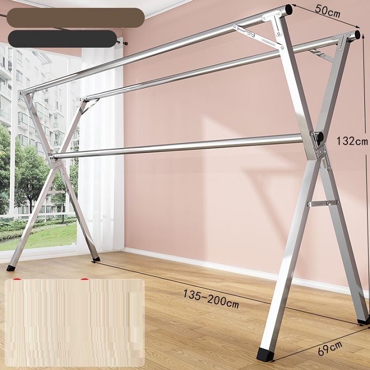 Giá Phơi Quần Áo Hình Chữ X, Giàn Phơi Đồ Thông Minh Bằng Inox, Sào Phơi Đồ  Đa Năng Gấp Gọn Giá Rẻ, Cây Treo Đồ Tiết Kiệm Diện Tích Cho Hộ