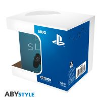 ABYStyle [ลิขสิทธิ์แท้ พร้อมส่ง] แก้ว แก้วน้ำ แก้วมัคเซรามิค Playstation Mug เพลย์สเตชัน - Eat Sleep Repeat 320ml