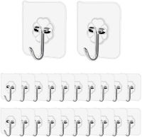 ◇ 5/10/20Pcs Transparent Strong Self Adhesive Door Wall Hangers Hooks Suction Heavy Load Rack Cup Sucker for Kitchen Bathroom