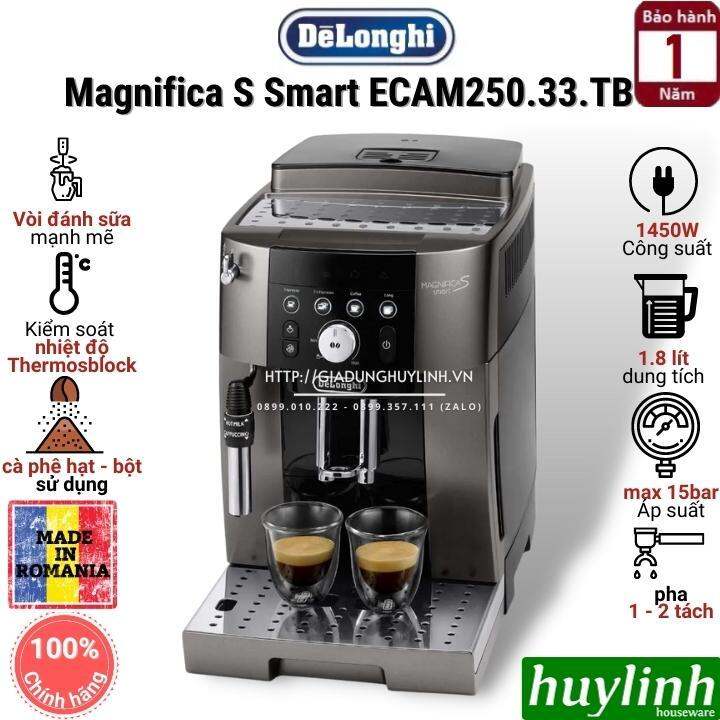 Máy pha cà phê tự động Delonghi ECAM250.33.TB Magnifica S Smart