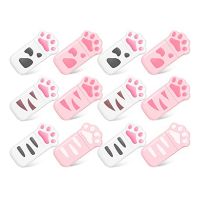 12 Pieces Milk Cat Paw Corrective Tape Decorative Cute Corrective Tape Cat School Supplies ChildrenS Student Writing