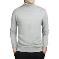 Mens Sweaters Cotton Winter Warm Sweater Men Black Turtleneck Pullover Slim Fit Jumper Pull Knitted Men Clothing Casual XR204