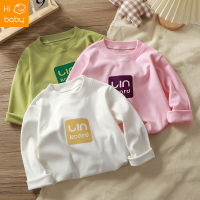 Childrens Wear Velvet Boys Thermal Underwear Long-sleeved Thickened Base Shirt Single-piece Autumn Clothes Girls Autumn and Winter Mid-collar Childrens Clothing