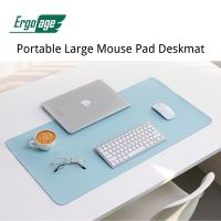 （Lao 6 s mouse pad）Ergoage แบบพกพาแผ่นรองเมาส์ขนาดใหญ่สำนักงานทำความสะอาดง่ายป้องกันแล็ปท็อปพีซีโต๊ะเสื่อบ้านตารางเสื่อหนังกันน้ำแตกต่างกันไปสีเคสและซองมือถือ