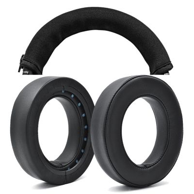 Replacement Earpads for CORSAIR HS50 HS60 HS70 Headset Headphones Leather Sleeve Earphone Earmuff and Headband protective cover